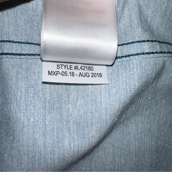 Marmot Shirt Mens XL Celestial Blue Cooper Canyon Short Sleeve Button Down NWT - Picture 8 of 10